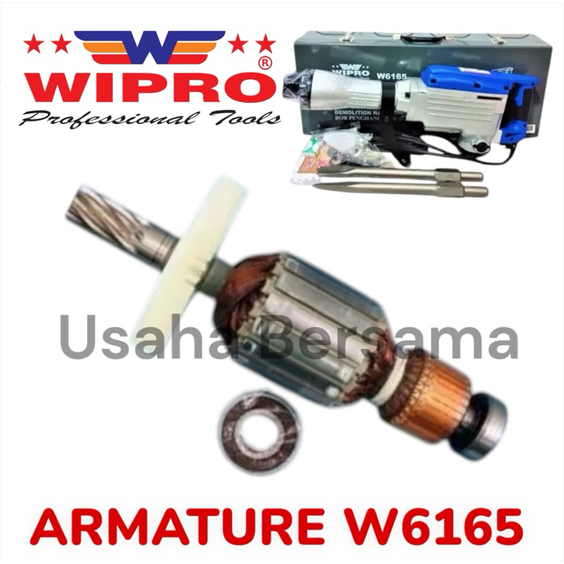W6165 ARMATURE BOR PENGHANCUR BETON WIPRO W6165 DEMOLOTION HAMMER JACK HAMMER WIPRO