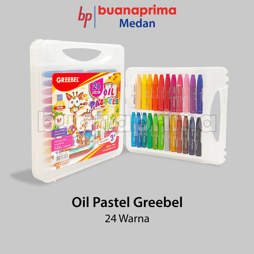 

Oil Pastel GREEBEL 24 WARNA Crayon Menggambar Minyak Krayon