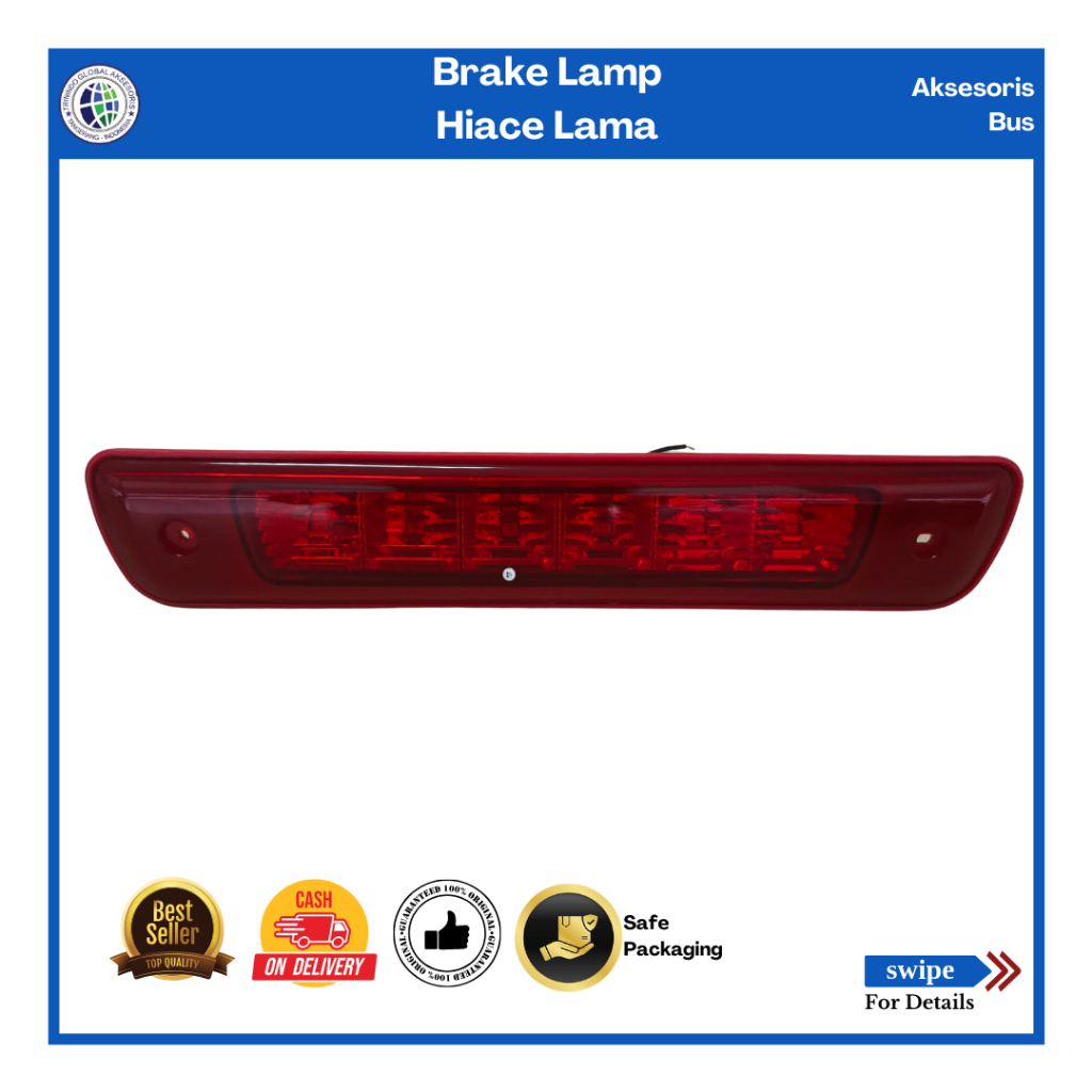 Brake Lamp Hiace/Lampu Rem Belakang Hiace Lama/Lampu Bumper Belakang HIace