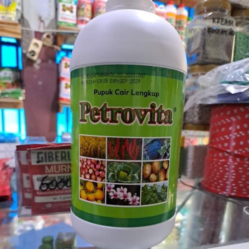 Pupuk Cair Lengkap Petrovita 1 liter/agrovita/pupuk cair