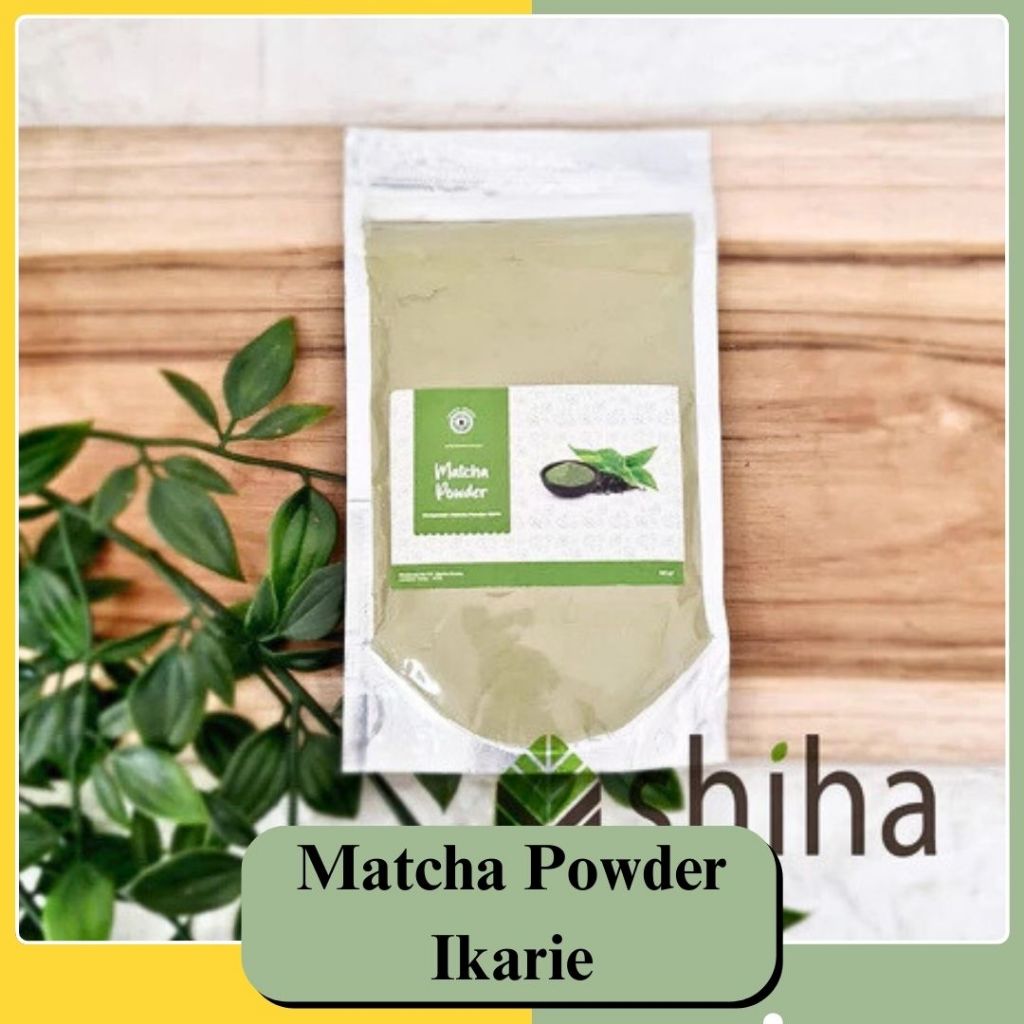 

SHIHA - Matcha Powder 50gr - Ikarie Organic l Bubuk Teh Hijau Murni