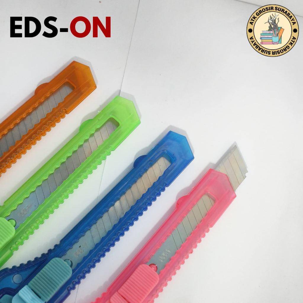 

Cutter Transparan Besar EDS-ON Murah Ringan Serbaguna Cutter Murah