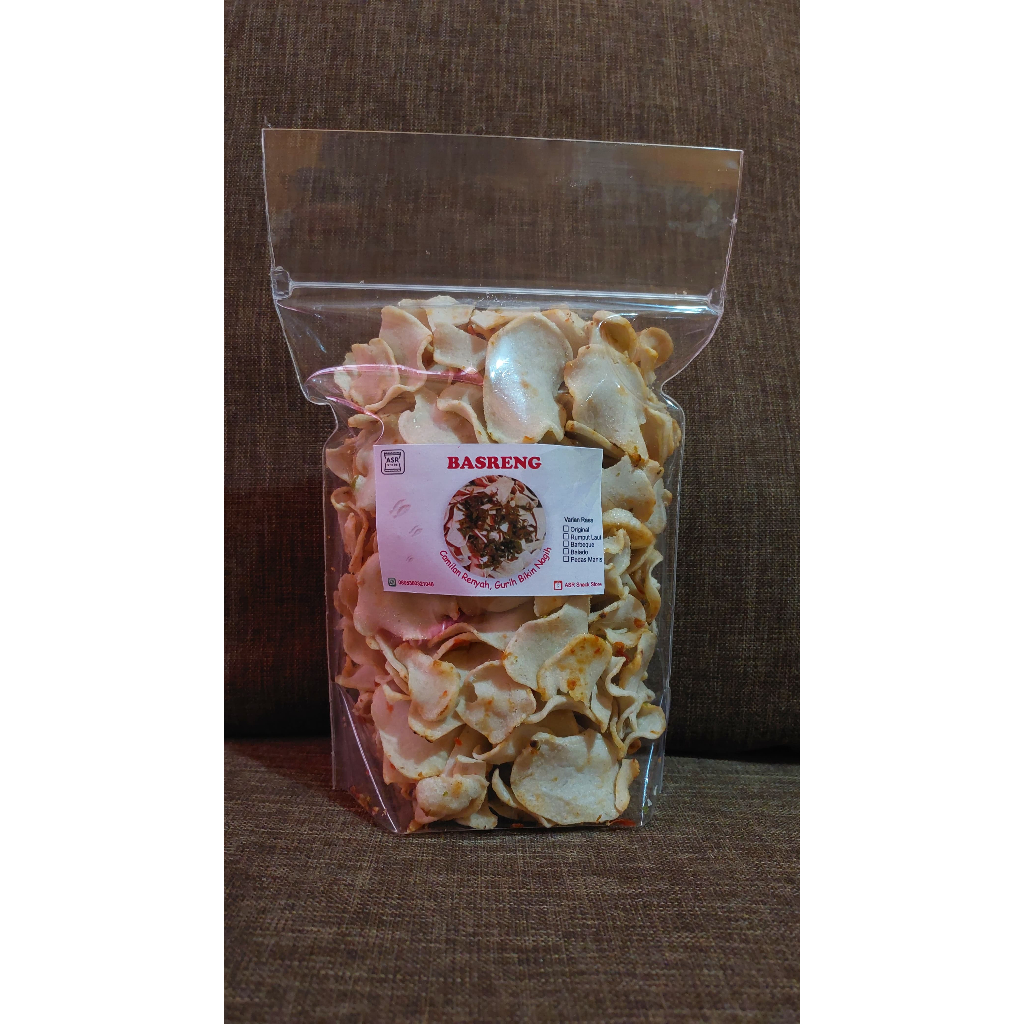

Basreng Bumbu Seblak Premium Homemade 230 gr