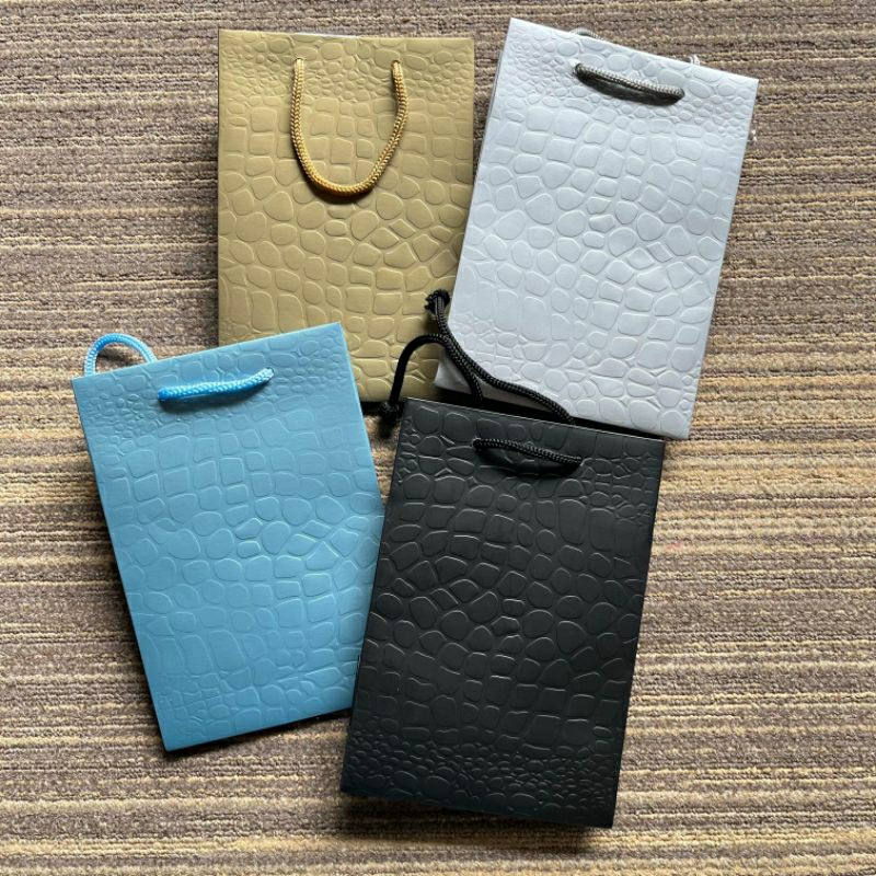 

Paperbag Motif Crocodile Skin / Paperbag Tali Motif Crocodile Skin (S)