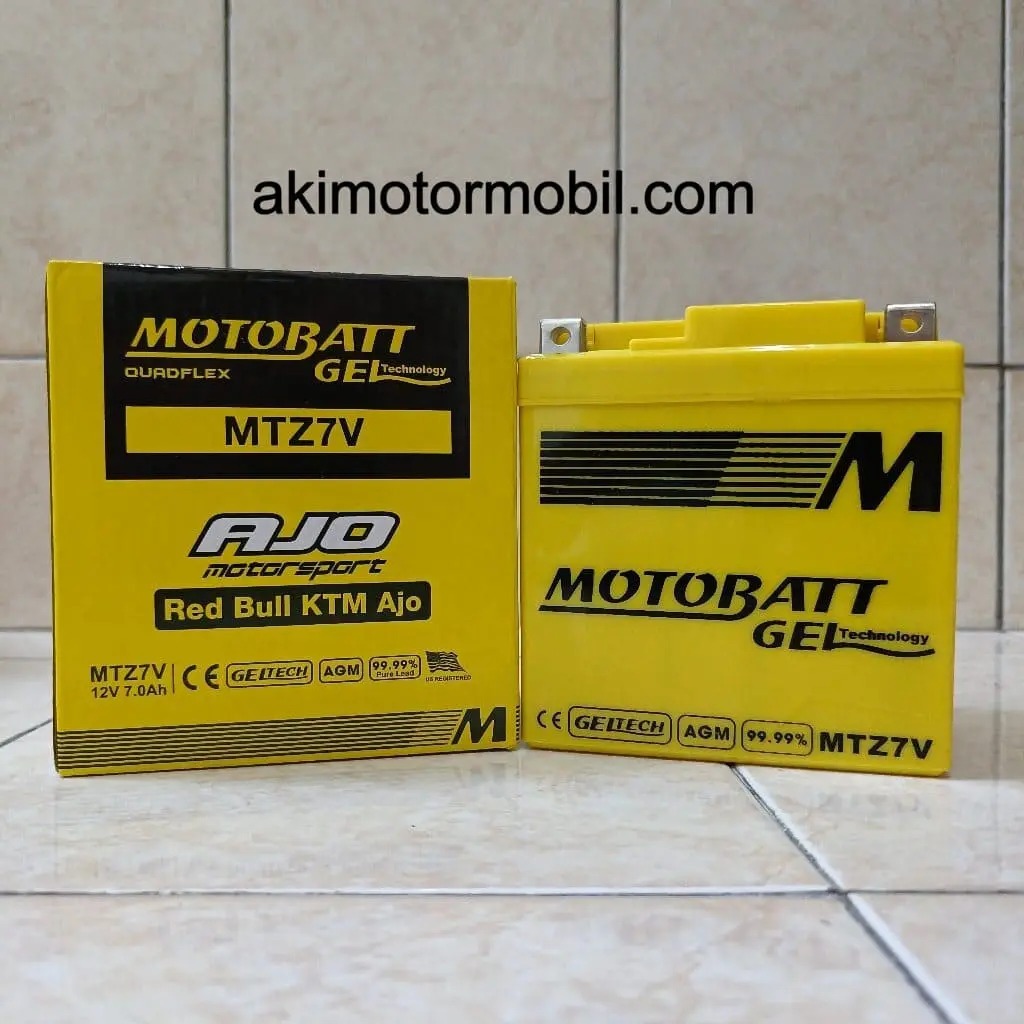 Aki Motor Nmax 2019, Aerox 155, Lexi, Lexy Motobatt MTZ7V Original