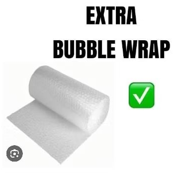 

bbble wrap xtra untuk tambahan packingan paket supaya lebih aman.uk 100cm x 100cm