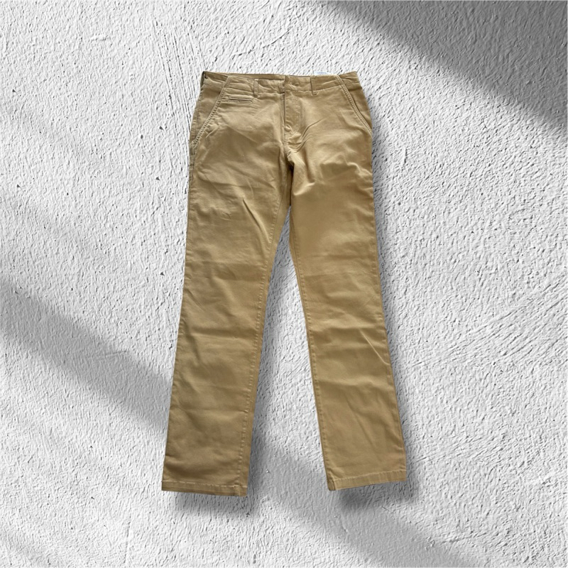 Wrangler CASUAL PANTS Slim CHINO 02A23 - Khaki