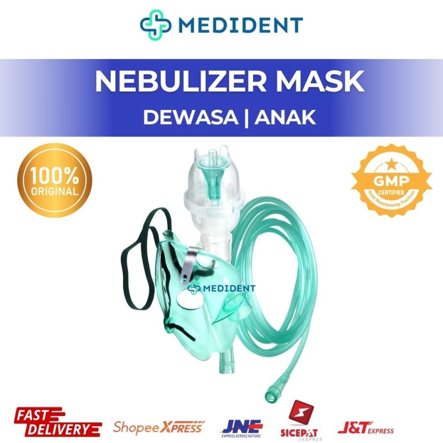Nebulizer Mask / Masker Nebulizer Dewasa / Masker Nebulizer Anak
