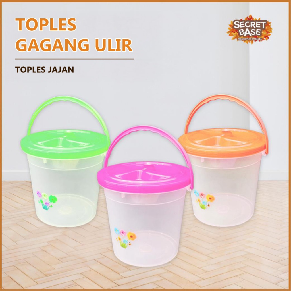 TOPLES GAGANG ULIR - Toples Hajatan Murah/ Tas Belanja /Toples Plastik
