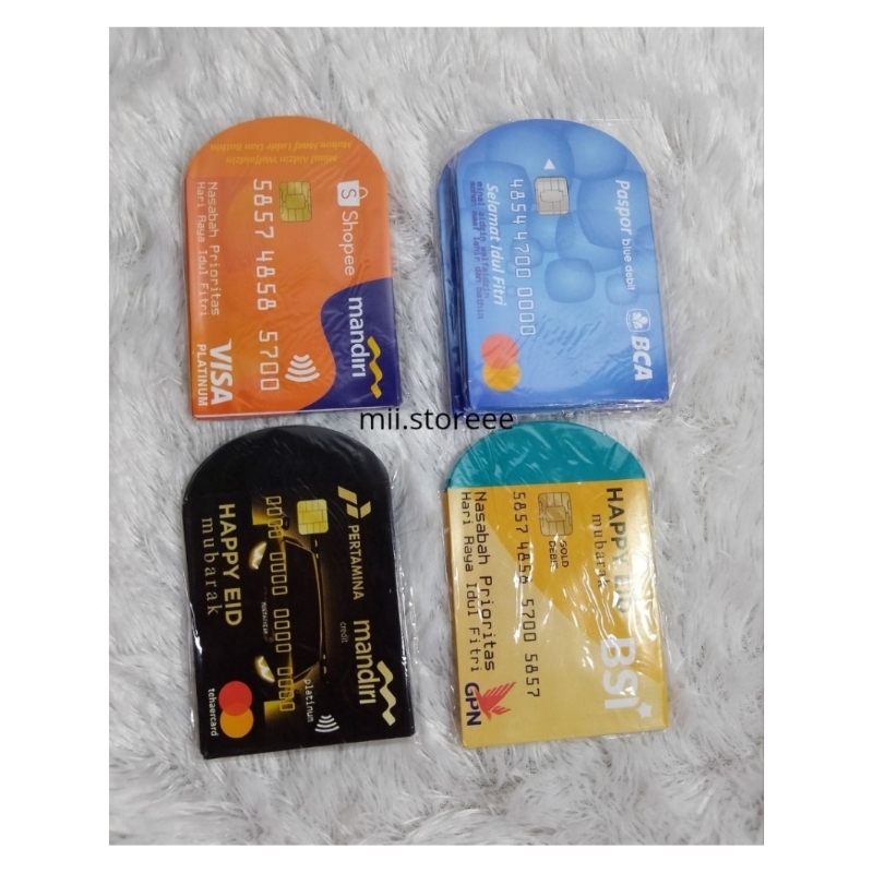

Amplop Lebaran Idul Fitri - Amplop Lebaran Motif Bank isi 10