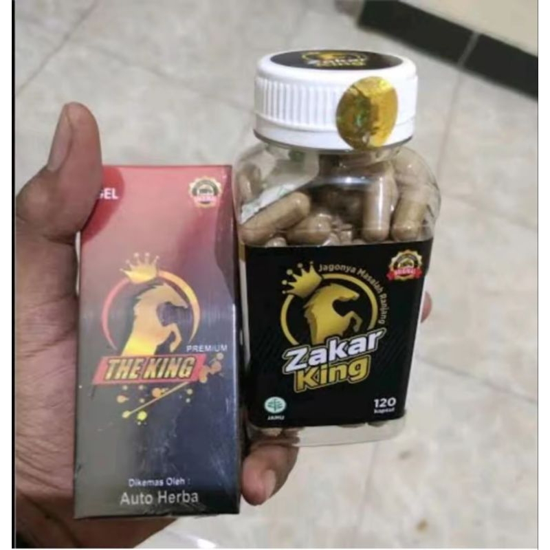 ZAKAR KING ISI 120 asli original herbal