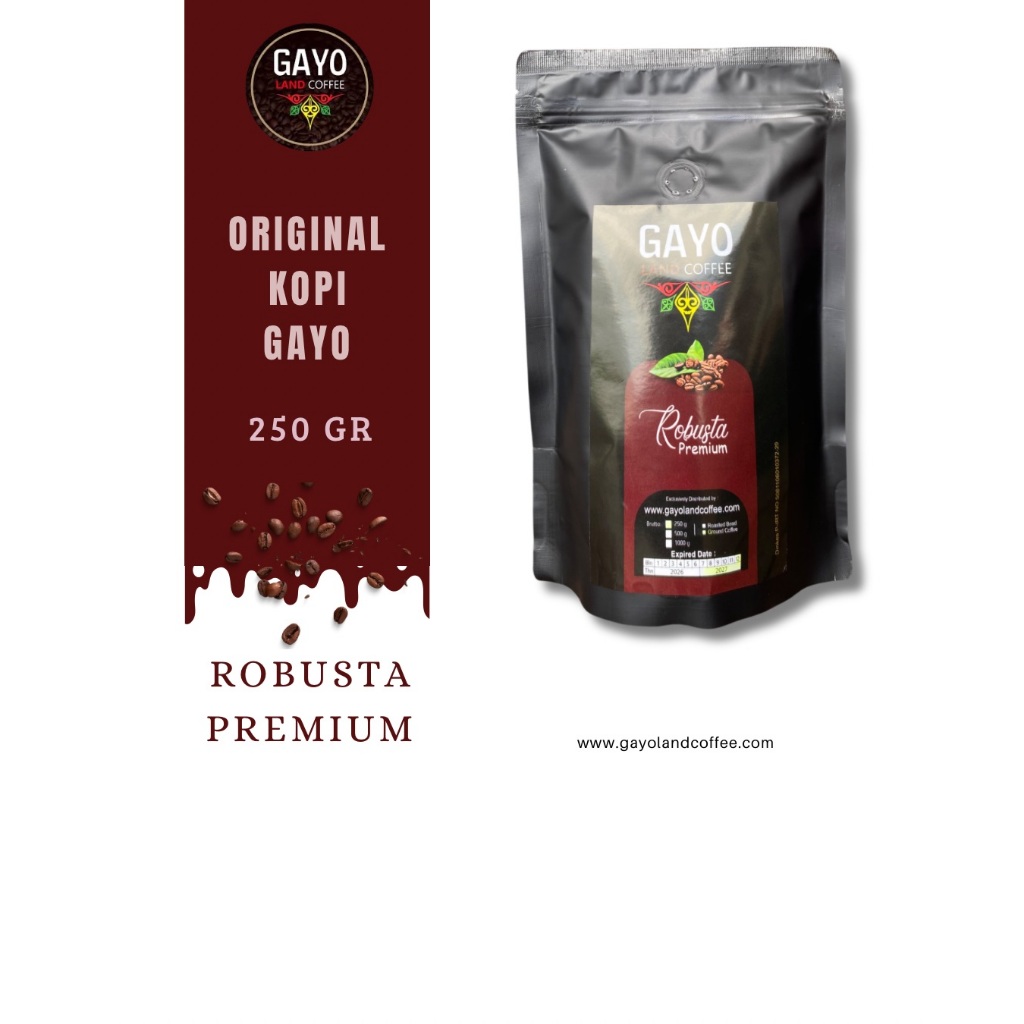 

Kopi Aceh Gayo Robusta Premium 250 Gr