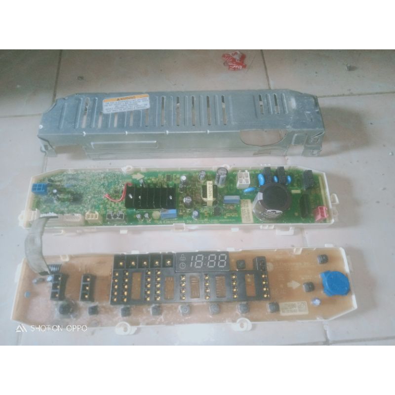 MODUL MESIN CUCI LG TURBO DRUM INVERTER TOMBOL 11 FULL SET ORIGINAL COPOTAN