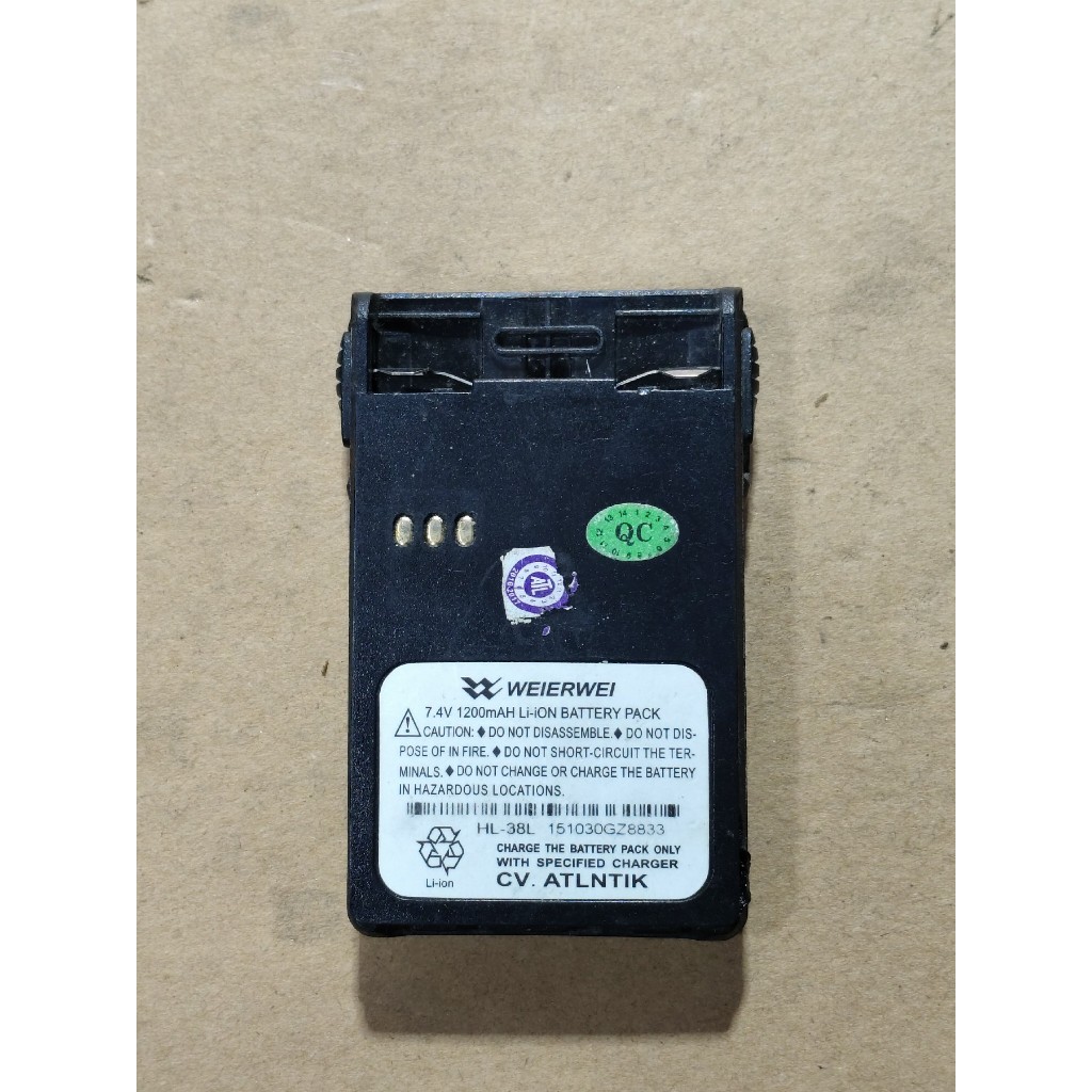 Casing Batterai Battrei Untuk HT WEIERWEI Type VEV 3288S 3288D V16 V18 FC77 FC7 Bekas