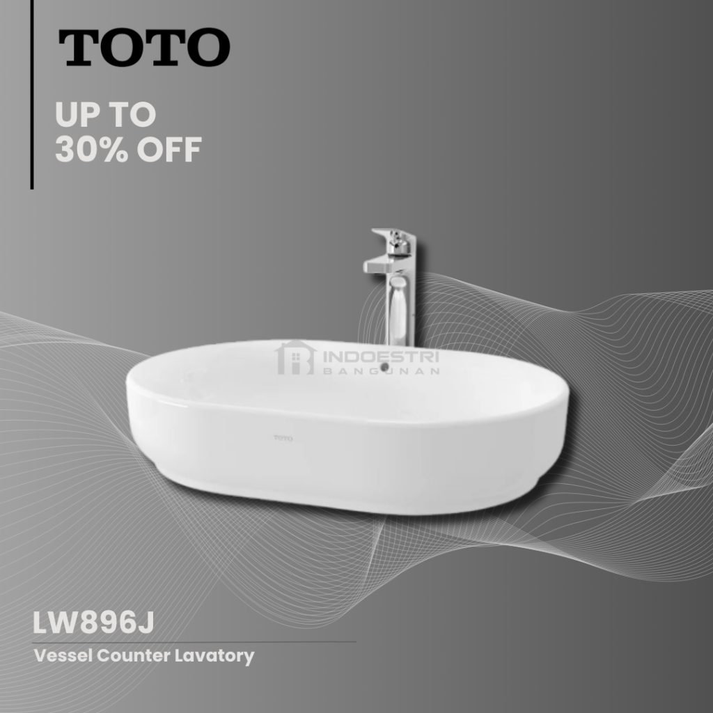 Wastafel TOTO LW 896 J / Wastafel Meja TOTO (Body Only)