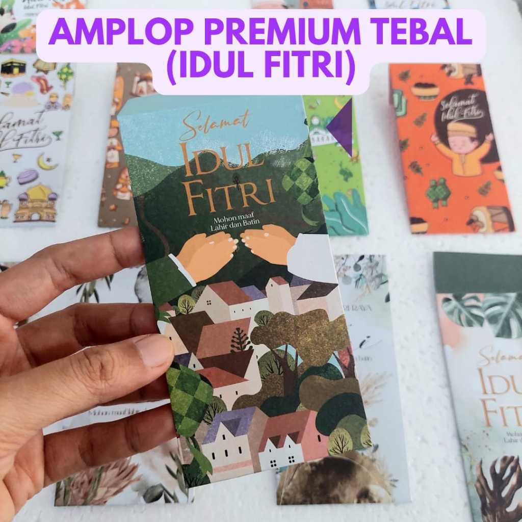 

(1 Pcs) Amplop Lebaran Premium Tebal Siap Pakai / Amplop Lebaran Estetik / Amplop Lebaran Lucu / Amplop Lebaran Tebal