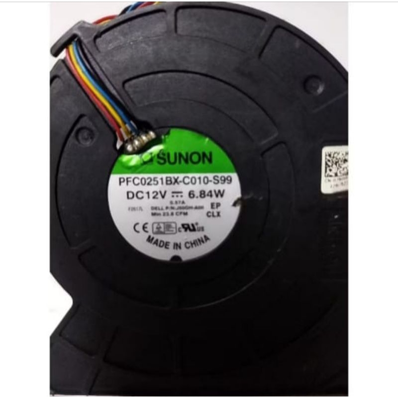 SUNON DELL OPTIPLEX FAN HEATSINK PC 12V 6.84W