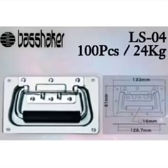 Handel box Hardcase LS 04 besi silver handle bobok asesoris mixer (13×8)