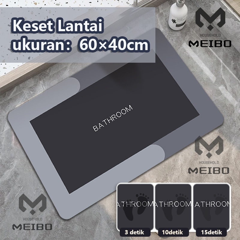 Keset Kamar Mandi Serap Air / Keset Kamar Anti Slip / Kamar Mandi Keset Lantai Menyerap Air / Anti