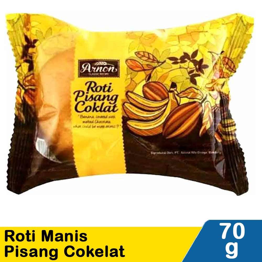 

Arnon Roti Manis Pisang Cokelat 70g – Lembut, Manis, & Isian Pisang Cokelat Melimpah!