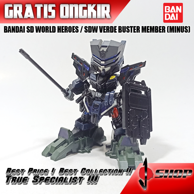 BANDAI SD WORLD HEROES / SDW VERDE BUSTER MEMBER (MINUS) SD254