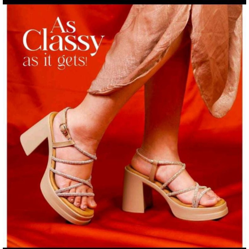 POLLUX CLASIC WPOAS01- SEPATU SANDAL HEELS WANITA