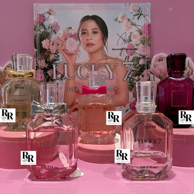 Miniso Perfumes - Parfum Wanita / Lucky 7 (Muse, Bloom, Eau de Parfum, Goddess, Passion) Parfume 100