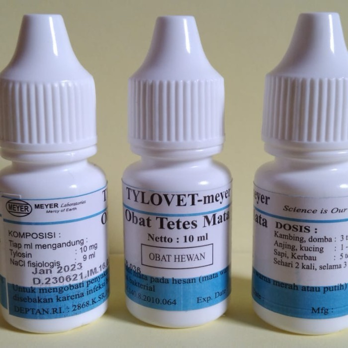 TYLOVET 10 ml ( Obat Tetes Mata Kucing) tylovet