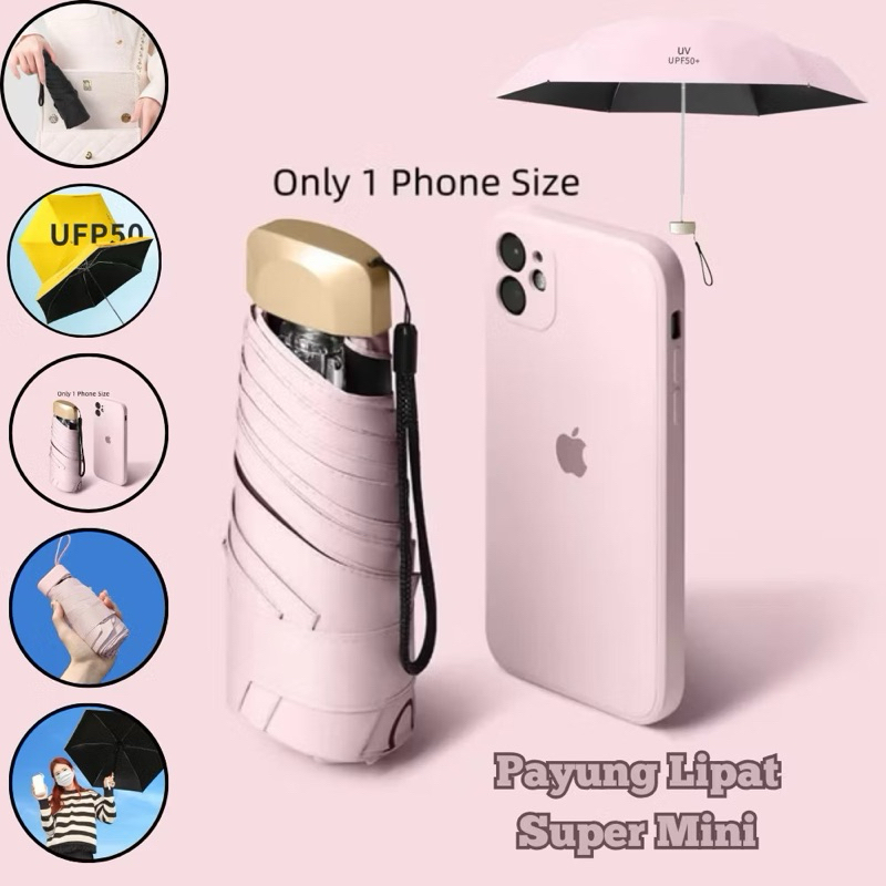 Payung Lipat Anti UV UPF 50+