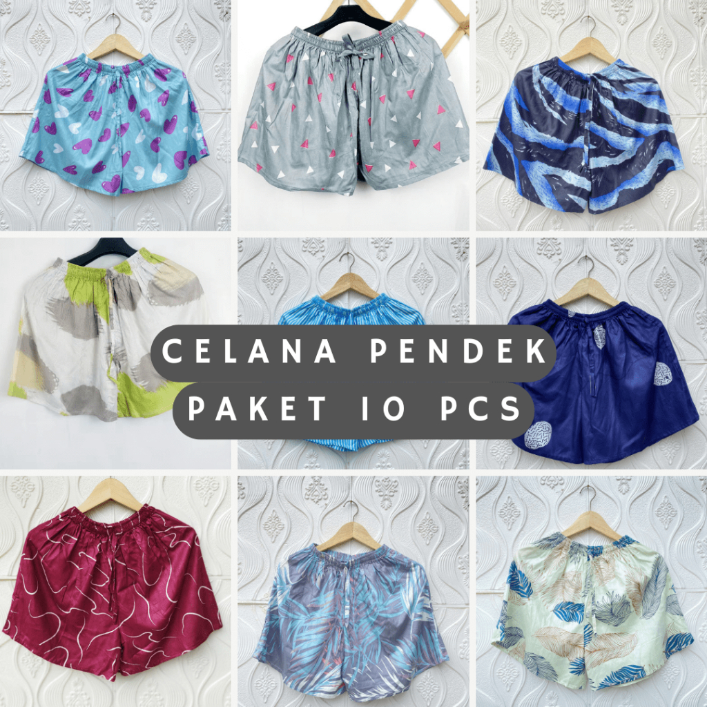 Hot Pants Wanita Jumbo BB 90KG - 100KG XXXL BIG SIZE Celana Pendek Rayon Wanita Super Jumbo Paket He