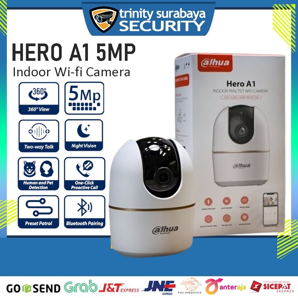Wifi Camera CCTV DAHUA HERO A1 5mp Trinity