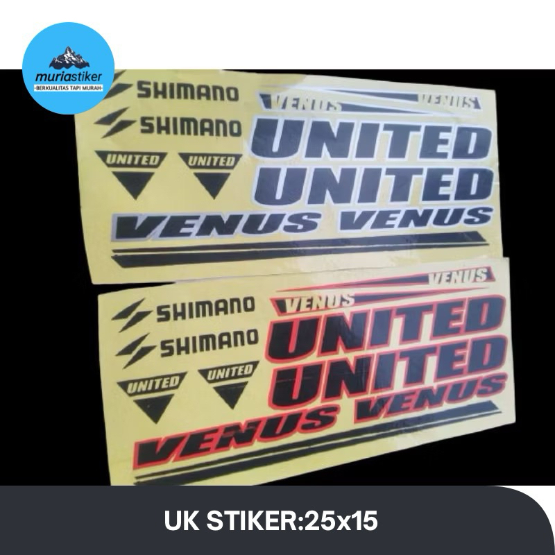 Stiker Sepeda United Venus