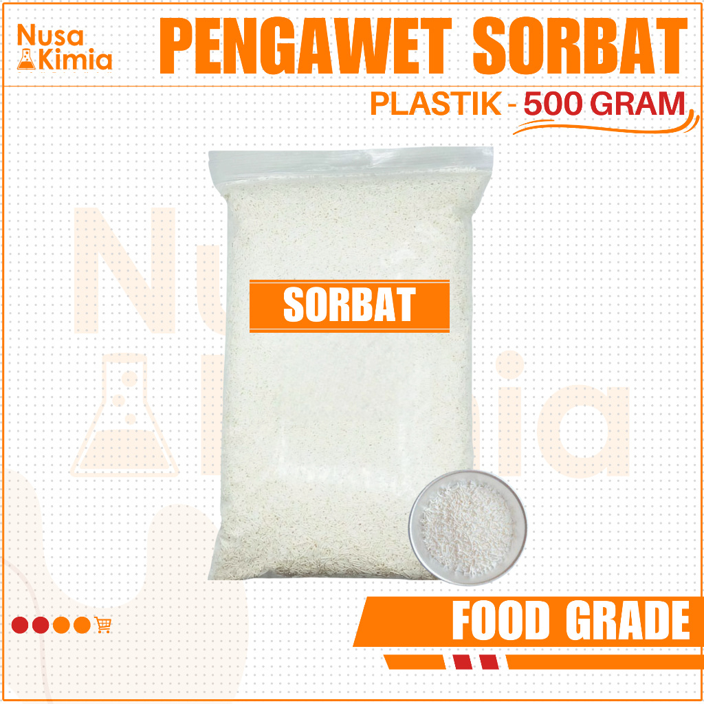 

Kalium Sorbat 500 GRAM - Pengawet Makanan dan Minuman Food Grade HALAL - PotasiumSorbat