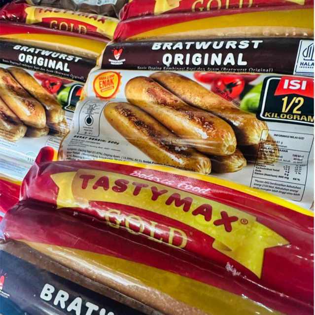 

Tastymax Gold Bratwurst Original 500gr