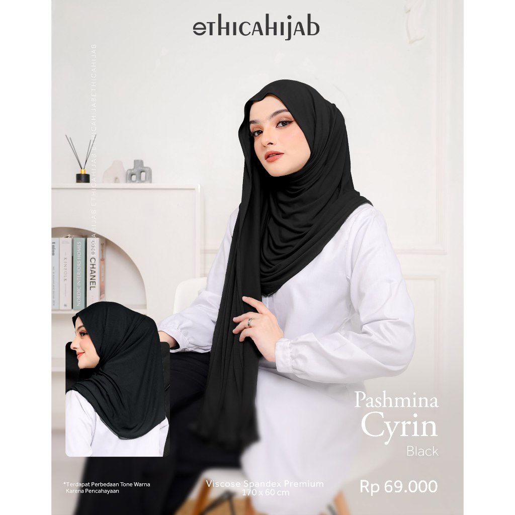 EthicaHijab | Pashmina Cyrin Hijab Pashmina