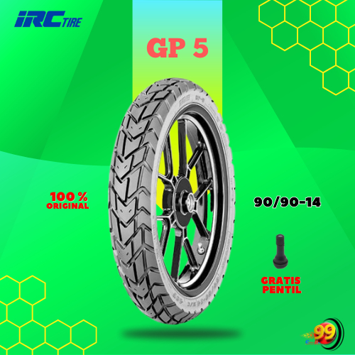 Ban Motor Matic IRC GP5 90/90 Ring 14 Tubeless