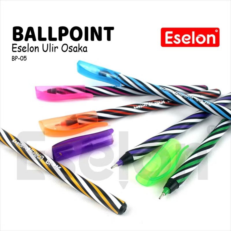 

12pcs Ballpoint Office Mini / 1pak Pulpen Eselon Mini 0.7mm