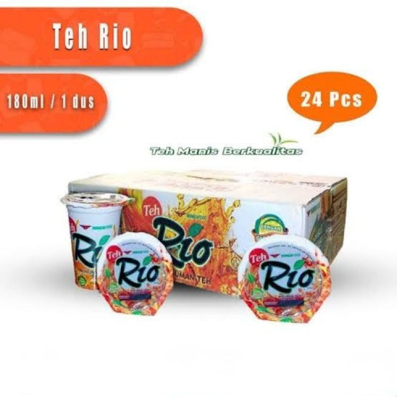 

Minuman/Manisan Teh Rio 180ml