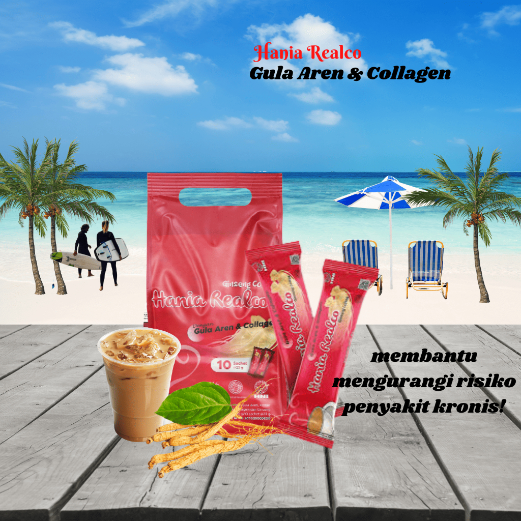 

HANIA REALCO GINSENG COFFEE10 SACHET - FREE SUSU/KOPI