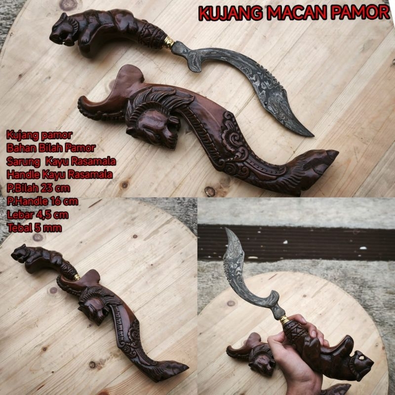 kujang pamor / kujang damascus khas jawa barat