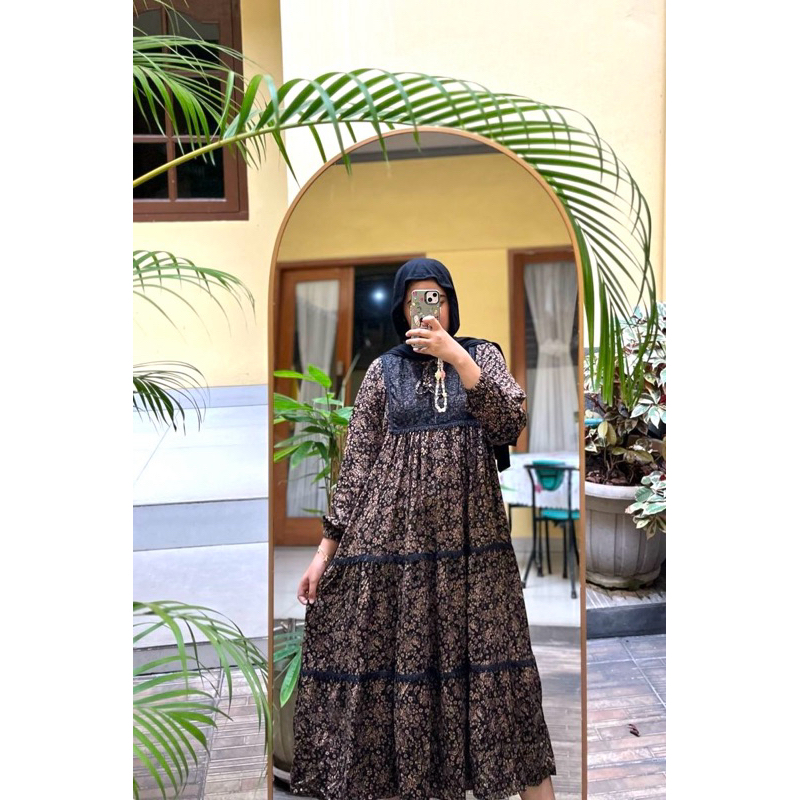 Midi Dress Korea Black