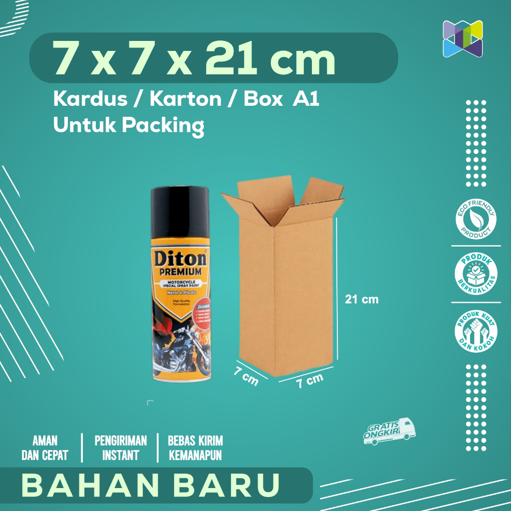 

Box Packing 7x7x21 / Kardus Packing / Karton Packing cocok untuk Aksesoris, Skincare, Pakaian, Elektronik, Barang Pecah Belah, Dokumen, Buku dengan Harga home industri langsung.