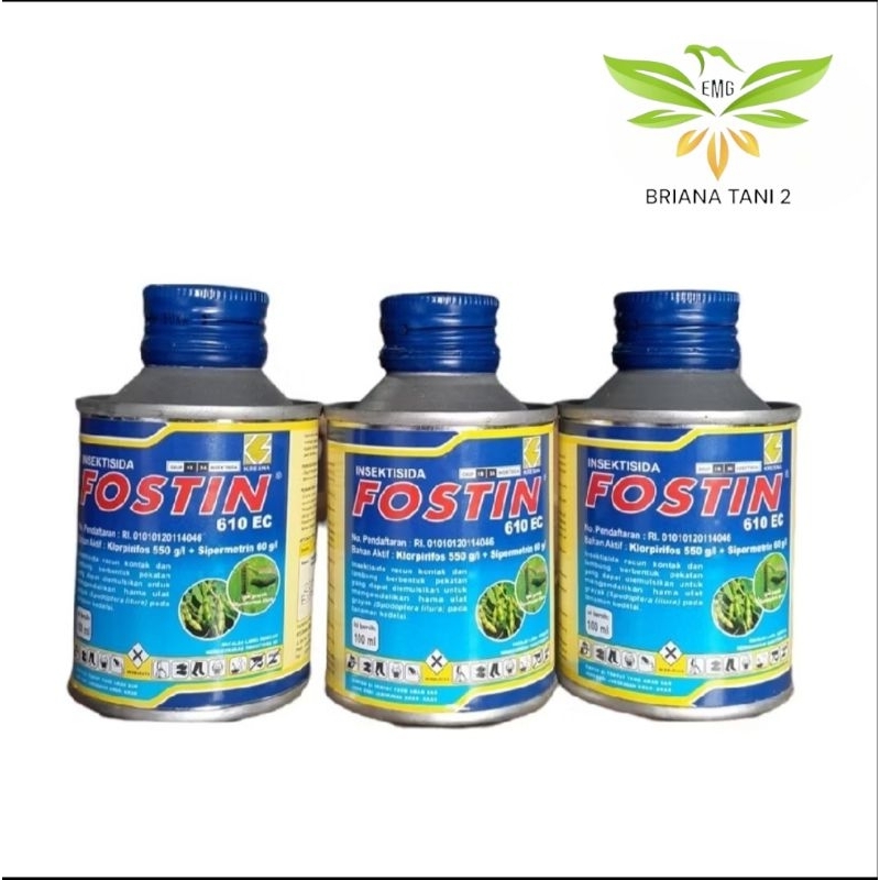 Insektisida Fostin 610 EC 100ml 100% Original, Curacron