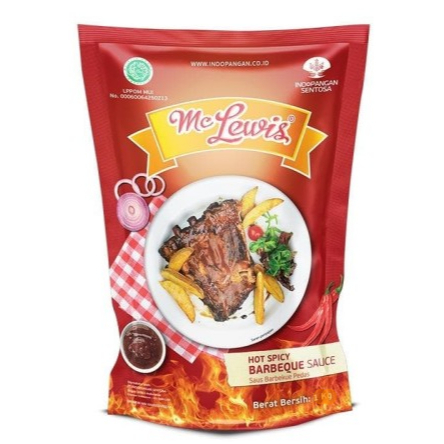 

Saus Barbekyu BBQ Pedas MC LEWIS Hot Spicy Barbeque Sauce 310 gr