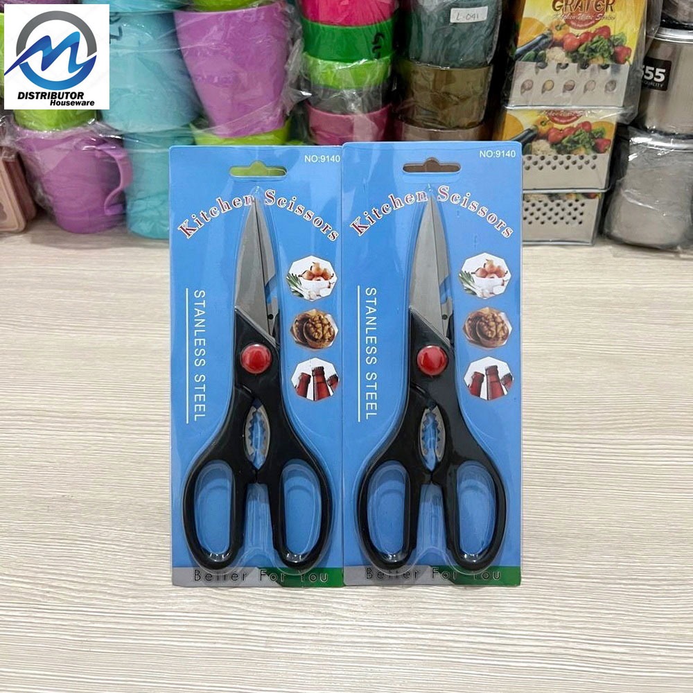

Gunting Dapur + Pembuka Botol Multi fungsi/ Pemotong Daging Ikan HY-9140