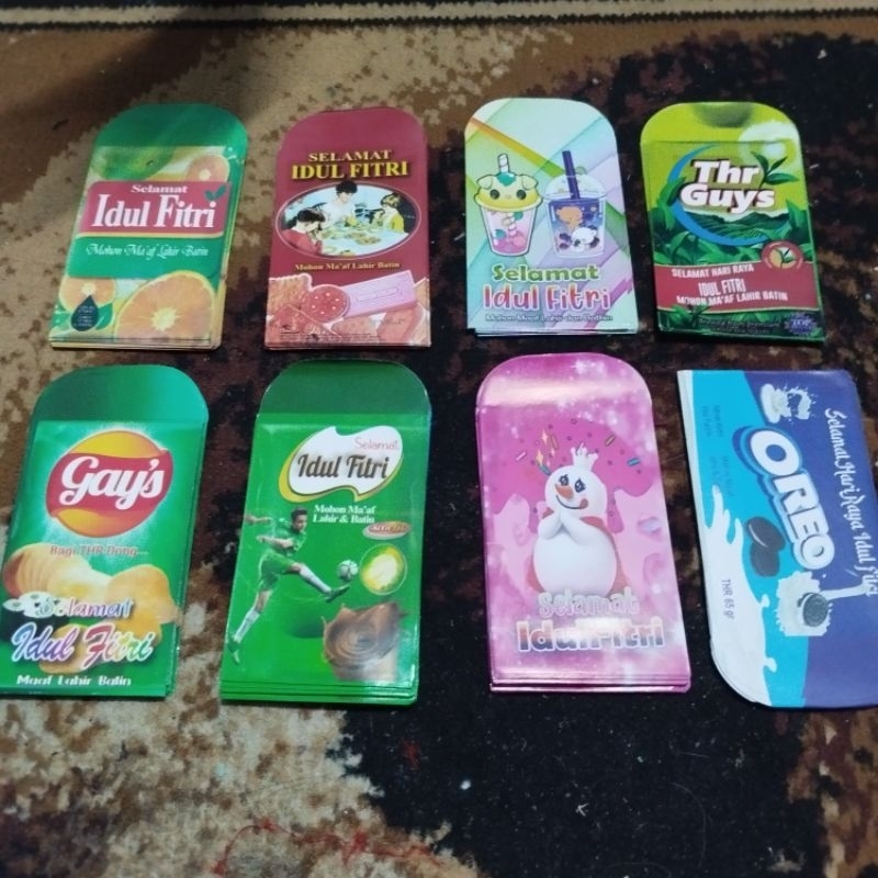 

amplop lebaran thr snack per 10 pcs