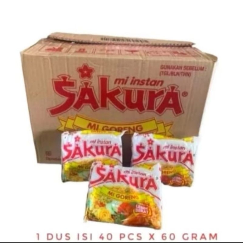 

Mie SAKURA goreng isi 40 pcs Bisa Cod