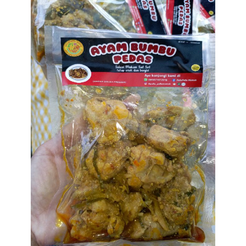 

LAUK FROZEN ayam bumbu pedas khas pallupallu mamak