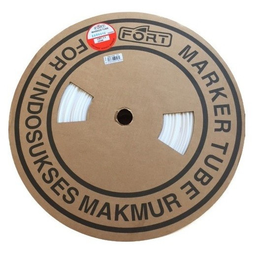

Marker Tube 4mm KSS Putih MT-4 (200m/roll) - Putih