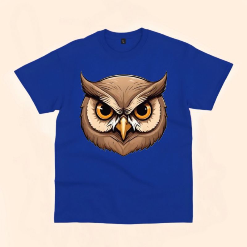 baju kaos anak gambar burung hantu free nama